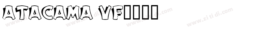 Atacama VF字体转换